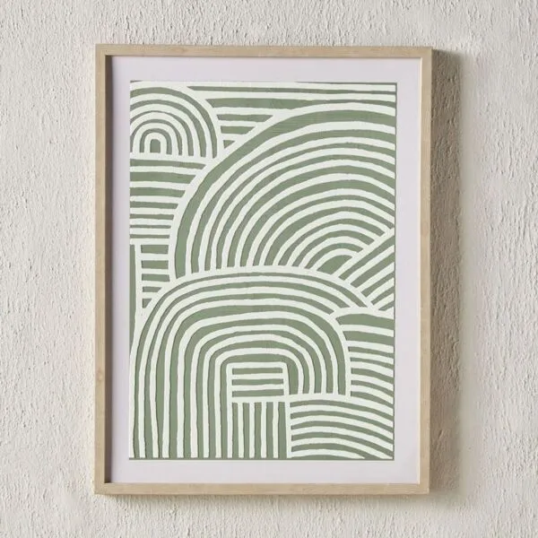 زينة حائط كانفاس مؤطرة - إلدورا - 45x60 سم