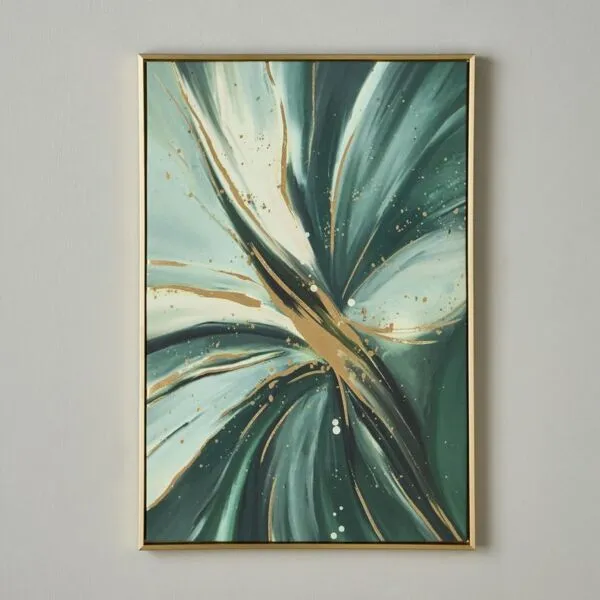 زينة حائط كانفاس مؤطرة - افا - 63x93 سم