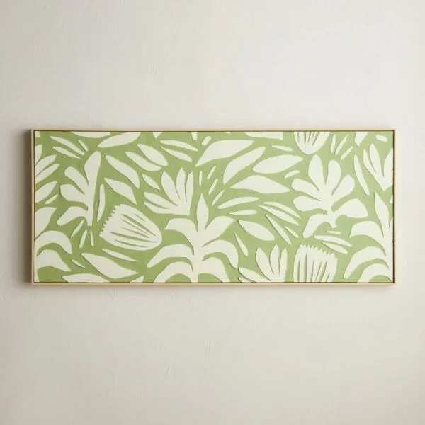 زينة حائط كانفاس مؤطرة ثلاثية الأبعاد - 140x160 سم