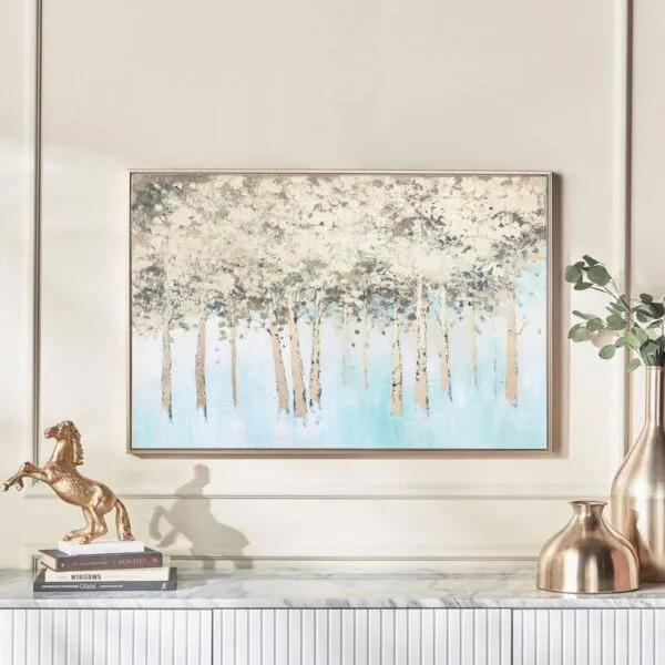 زينة حائط كانفاس مؤطرة 90x60 سم - فوريستري