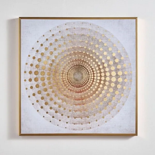 زينة حائط كانفاس مؤطرة - ريمبا- 80x80 سم