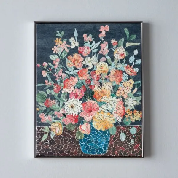 زينة حائط كانفاس مؤطرة - تارا- 41x51 سم