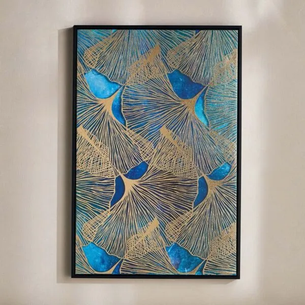 زينة حائط كانفاس مؤطرة - ليلا - 60x90 سم