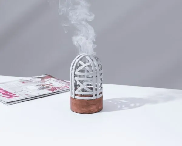 مبخرة بتصميم عصري ليف - اخضر فاتح