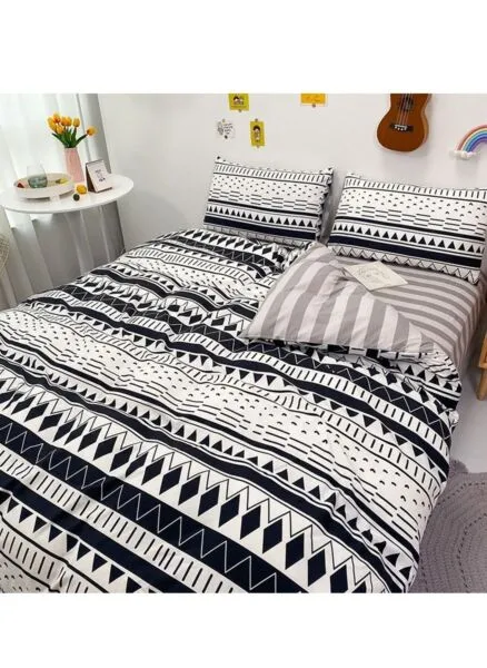 طقم غطاء لحاف ماريان اسود