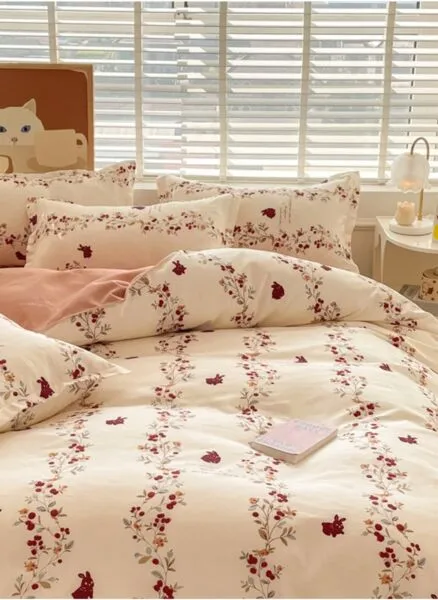 طقم لحاف كوين 4 قطع كايلا 230X200 سم - متعدد الالوان