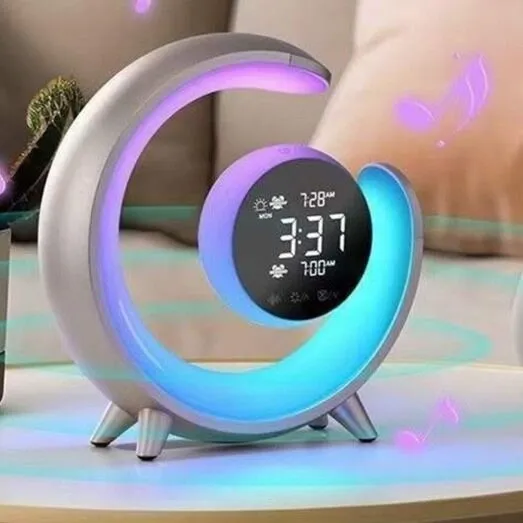 ساعة ذكية RGB مع منبه وتقويم باليرم