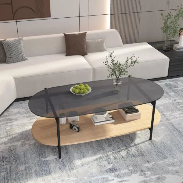 طقم طاولات بيج مودرن