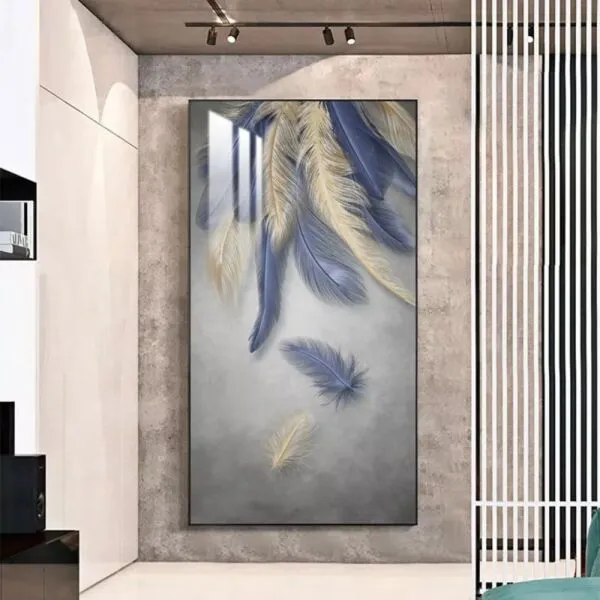 لوحة جدارية فاين فيذرس - 80x120 سم