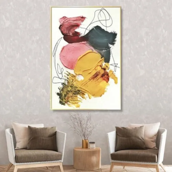 لوحة قماشية مودرن فاربن - 80x120 سم