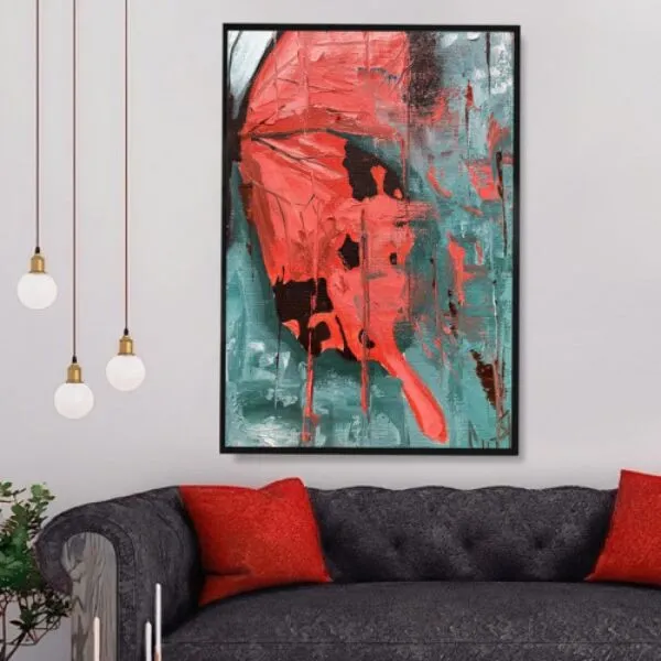 لوحة قماشية مودرن باريل - 80x120 سم