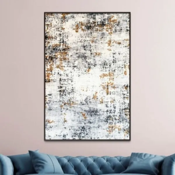 لوحة قماشية بتصميم مودرن ابستراكت - 80x120 سم