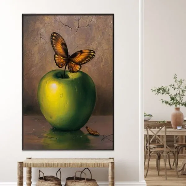 لوحة قماشية غرين ابل - 80x120 سم