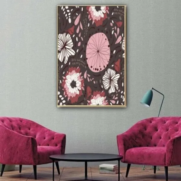 لوحة قماشية مودرن ساركي - 80x120 سم