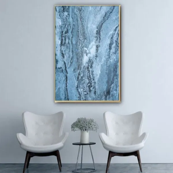 لوحة قماشية مودرن بلاو - 80x120 سم