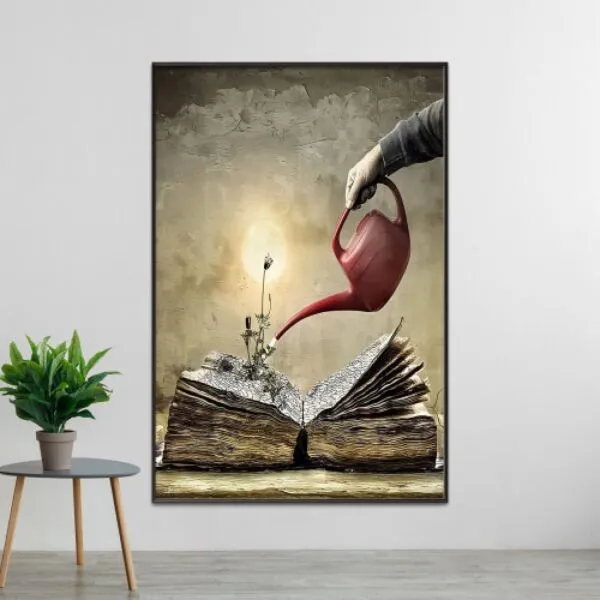 لوحة قماشية لايت بلانت - 80x120 سم