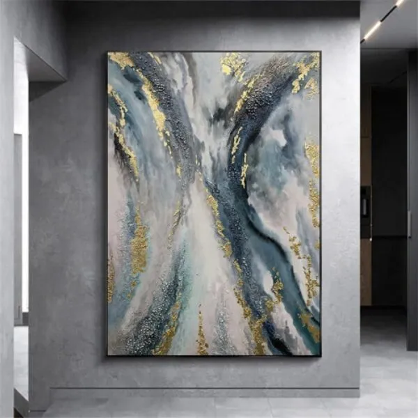 لوحة تجريدية مودرن - 80x120 سم