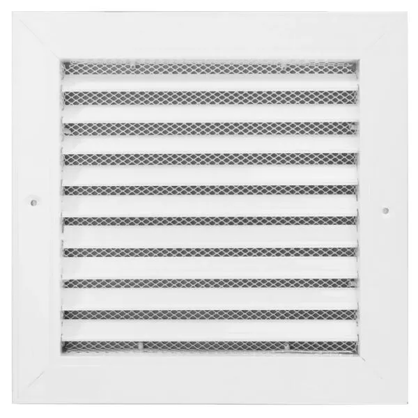 غطاء شبك شفاط خارجي 20x20 - ابيض