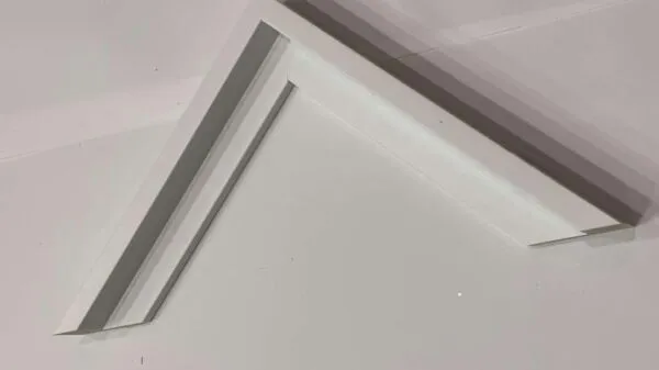 لوحة جبسية مقاس 80x120 سم ويفي - برواز اسود