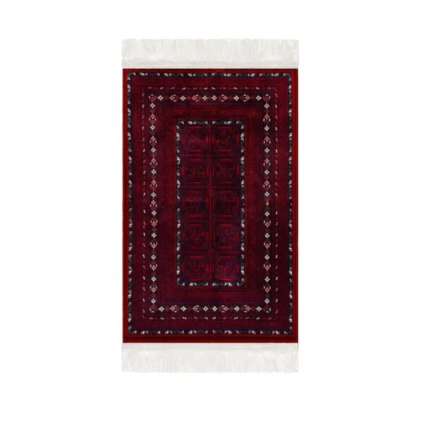 سجادة السدو تقليدي بنقوش تراثية - مبطنة 70×110 سم - 8 مل