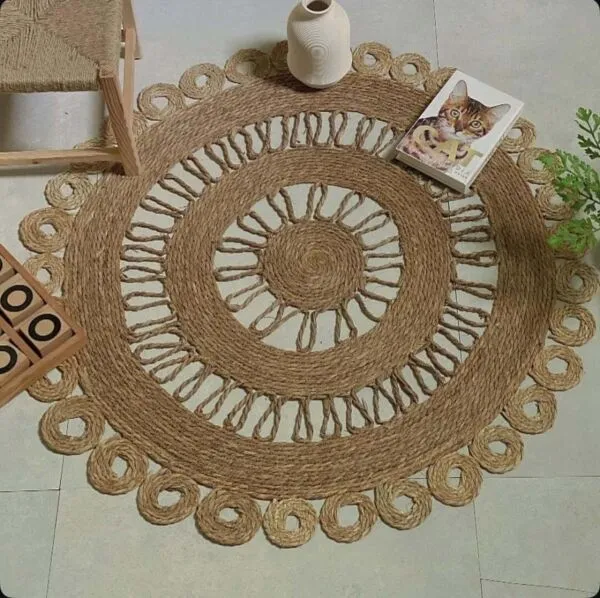 مفرش خوص أرضي بوهيمي - 120 سم