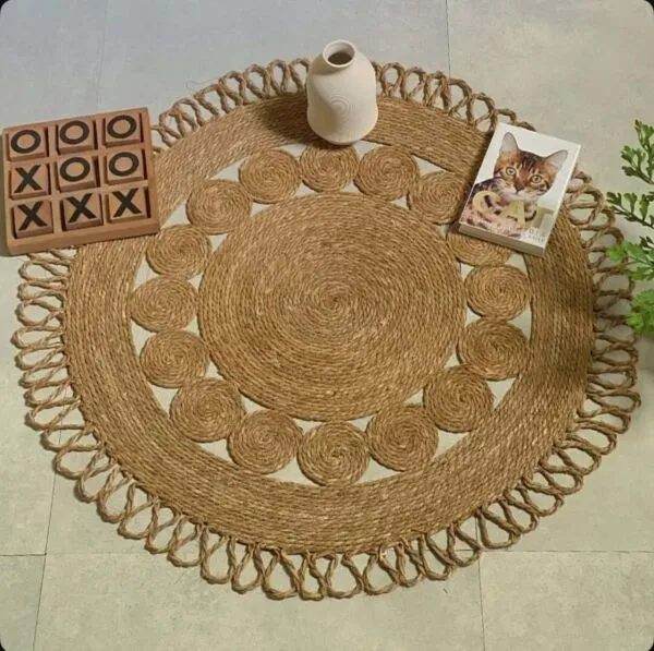مفرش خوص بوهيمي سيرال - 120 سم