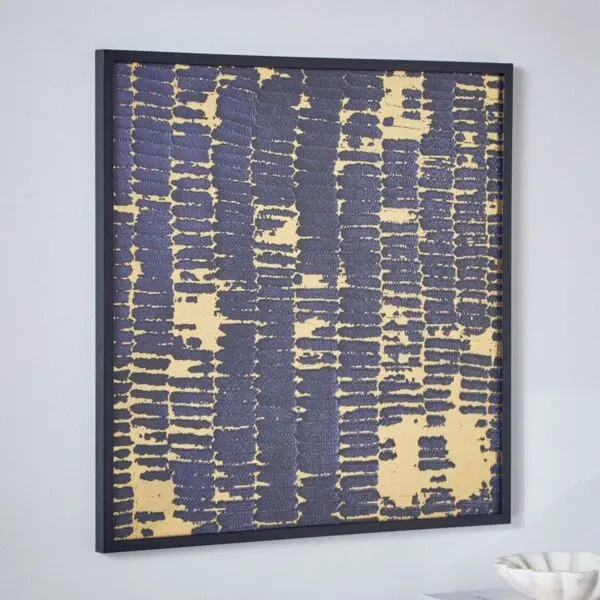 لوحة كانفاس مؤطرة برقائق من سونيت - 50x50 سم