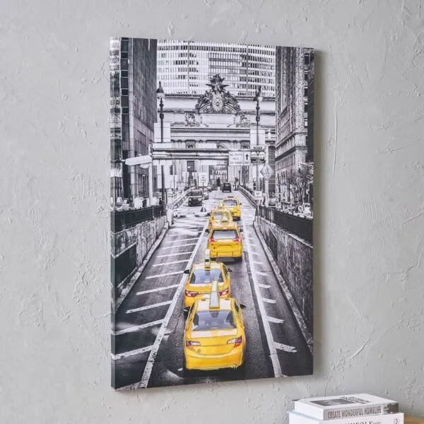 زينة حائط غير مؤطرة 40 جليتر بطبعات من والمر - 60x90 سم
