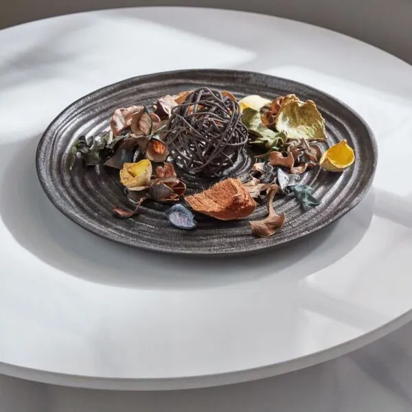 صحن ديكور معدن من سبلينديد - 25x25x2 سم