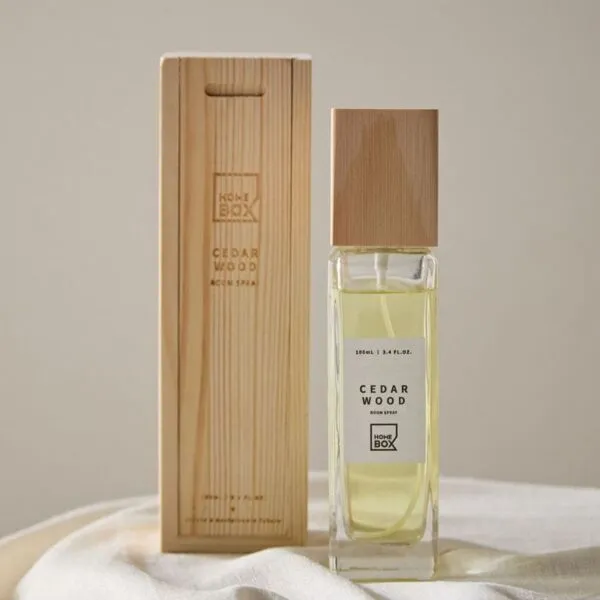 بخاخ معطر غرف خشب الأرز بغطاء خشبي من إيدن - 100 مل