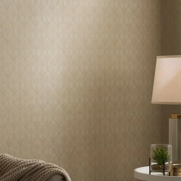 نايت 1000 و 1 ورق حائط بتصميم هندسي - لون بيج