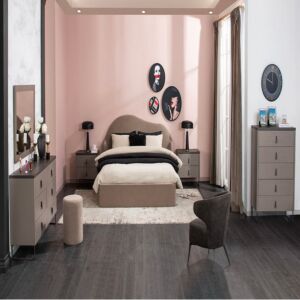 طقم غرفة نوم حجم ملكى 180X200 سم بالزو